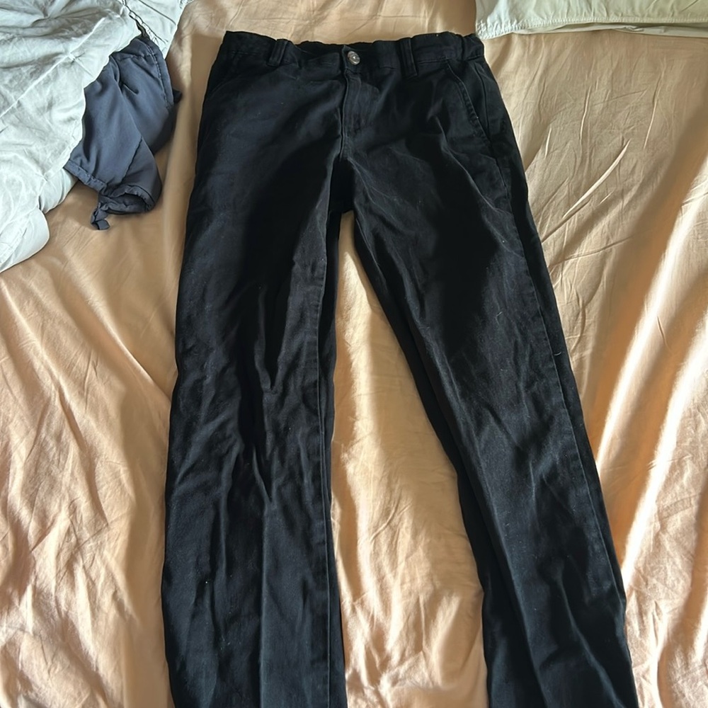 Izod Black Straight Leg Pants - 14